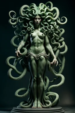 medusa gorgon in full height