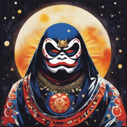 [art by Mil Mascaras] STEEL OF THE CELESTIAL SHADOWS DARUMA MATSUURA