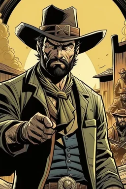 Western comic art style