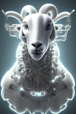 sheep brain cyborg, matrix style