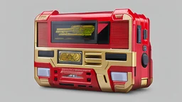 power rangers tape recorder with transparent background