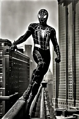 Spider-Man in 1873, photograph