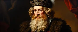 master oil painting by Rembrandt, king charles