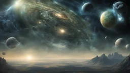 matrix universe, space, planets, god creation of aliens