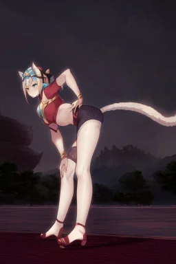 4k upscale beautiful pretty cute anime catgirl nice face good proportions