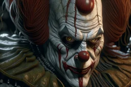 Imagine/ pennywise, accurate, ultra realism, intricate detail, photo realism, portrait, upscale maximum, 8k resolution,,Hyper-detailed ,8k, by xanuth