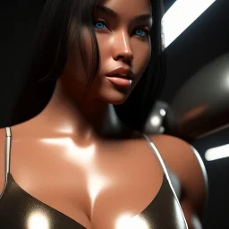 Beautiful curvy fitness model Girl photorealistic, shiny skin,8k resolution, ultra detailed, rendered, unreal engine 5