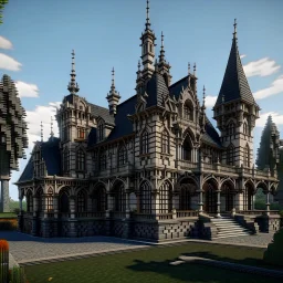 large gothic mansion