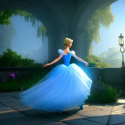 Beautiful Cinderella, 3d, unreal engine, 4k