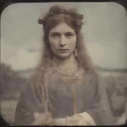 Model magdalena frackowiak, autochrome