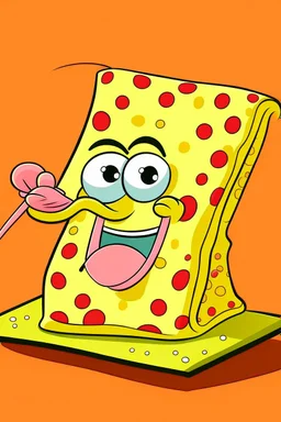 patrick star eating cheese