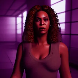 Beyonce sad and crying in a skirt cyberpunk very detailed cinematic unreal engine photo realistic,sexy, beautiful