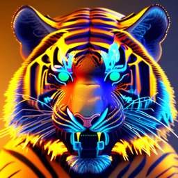 cyber tiger in 3d