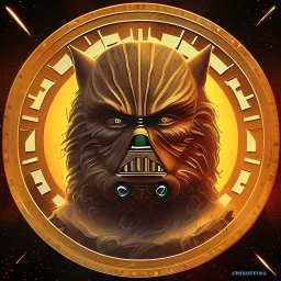 logo with only the letters 'STAR WARS', dark fantasy