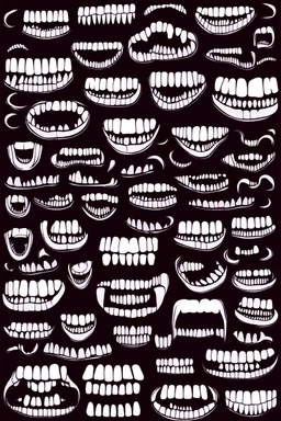 Many teeth