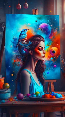 I m only a beautiful woman with soul among the planets