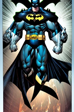 batman wearing a techarmor jim lee style