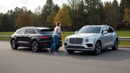 porsche macan kiss bentley bentayga