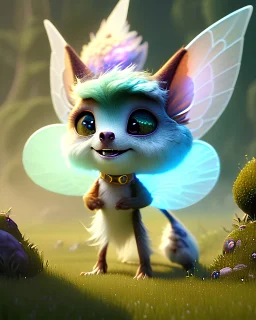 pixar art style of cute pixie in native environment, full body, by mobeius, au naturel, hyper detailed, digital art, trending in artstation, cinematic lighting, studio quality, smooth render, unreal engine 5 rendered, octane rendered, art style by klimt and nixeu and ian sprigger and wlop and krenz cushart