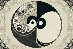 yingyang life graphic symbolism