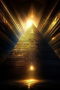 holy geometric sigils,simulacra in front of pyramid of Babel. 4 k, down light, depth of field, trending art, spray paint, high detail, fantasy art, alien connection, future tech