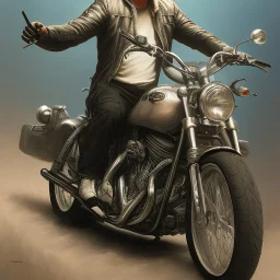 biker ghost by phil Hale