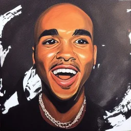 Painting of Anderson paak