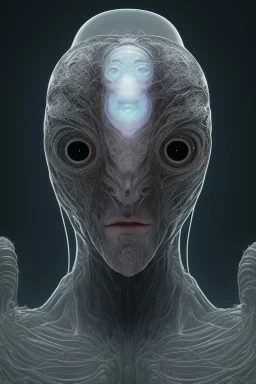 spider alien, head,8 eyes, evil, 8k, finely detailed, photo realistic, HR Giger style