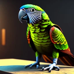 steampunk parrot, 8k resolution, dynamic lighting, ultra hyperdetailed, Unreal Engine 5, ultra colourful, very small details, realistic