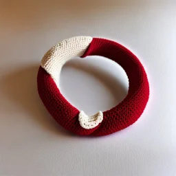 Crocheted mobius strip