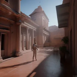 Petra + Ürdün, photo realistic, ultra realistic, unreal engine