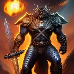 ultra detailed fullbody portrait of Doomsday, intense stare ,wearing metal armor, extremely detailed digital painting, intrincate, extremely detailed face, in the style of Ohrai Noriyoshi and robert e howard and pablo oliveira and ARTGERM and Ken Kelley and Keith Parkinson,mystical colors,perfectly centered image, perfect composition, rim light, beautiful lighting,8k, stunning scene, raytracing