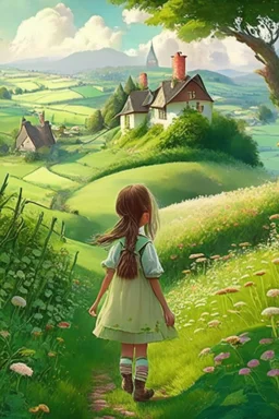 Once upon a time, in a small village nestled between rolling hills and lush green fields, there lived a curious teeneage girl named Lily. She was an imaginative child with an insatiable desire for adventure.