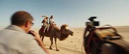 camera guys go wild, maybe a slight slow-motion pan across the Camel Pig
