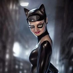 Catwoman, worrior, history, cinematic lighting, photorealistic