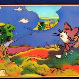 krazy kat and ignatz mouse herriman landscape