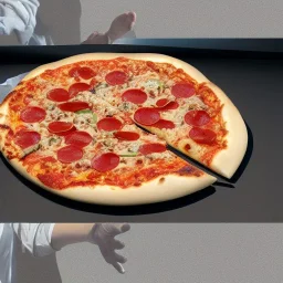 Realistic italian Pizza