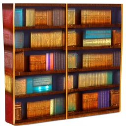 game texture beautiful wooden colorful bookshelves block close up tileable