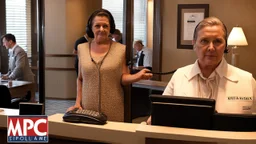 lady sounds like a man answers hotel front desk phone