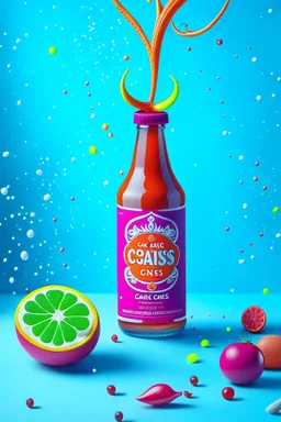 brand campaign for a new drink with orange and chili flavour santa´s drunk elfs high resolution