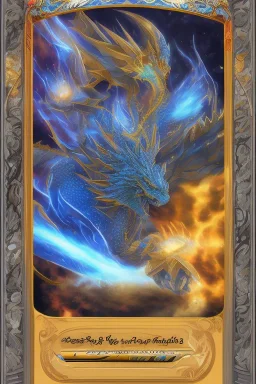 A Blue eyes withe dragon of yu gi oh,