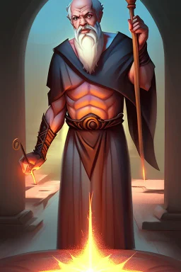 socrates the badass summoner:: d&d:: fantasy::