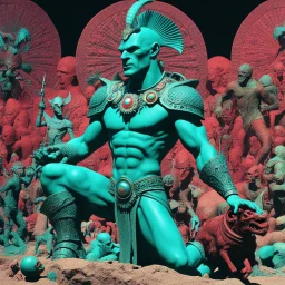 (crazy psychedelic high res 3D anaglyph photo by Ray Harryhausen) LEGION X: he has proven to have an endless array of identities living and growing inside him