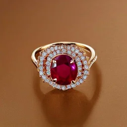 ruby gold ring, braided band, photorealistic, high fashion, fine jewellery, luxury, designer