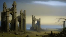 Caspar David Friedrich ruins