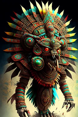 aztec multidimensional monster god