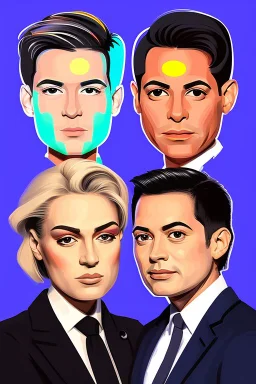 Portrait of powerful gay politicians