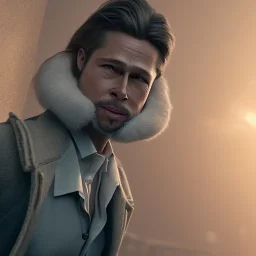 Full body, 3d render, Brad pitt 1800's men style, 1800's hair style, 1800's men clothes style,cleaning house, hyper realistic, octane render, unreal engine 5, 8k, palace background, uhd