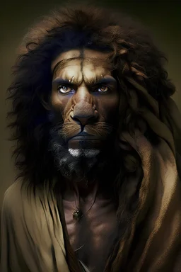 The Libyan lion man