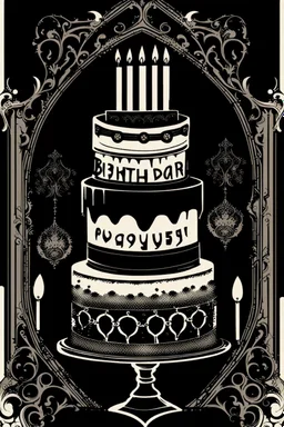 Happy birthday, gothic style